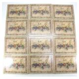 12 PIMPERNEL FRUIT STILL-LIFE CORKBOARD PLACEMATS