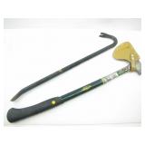 YARDWORKS SPLITTING AXE & CROWBAR