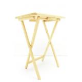 FOLDABLE WOODEN TV TABLE
