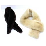 MINK FUR & FAUX FUR NECK SCARVES