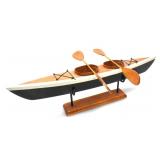 2 PERSON KAYAK MODEL + 2 PADDLES + STAND