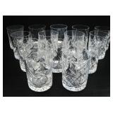 CUT CRYSTAL LOWBALL GLASSES