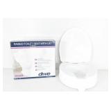 RAISED TOILET SEAT WITH LID