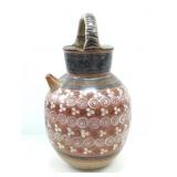 SIMEON GALVAN MEXICAN TONALA POTTERY WATER JUG