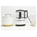 KITCHEN AID FOOD CHOPPER AND BRAUN JUICER