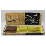 12 STAINLESS STEEL FONDUE FORKS
