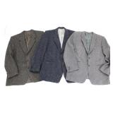WOOL MOORES HANDWOVEN HARRIS TWEED & OLGUN BLAZERS