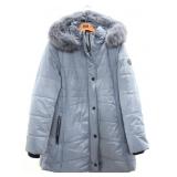 NORTHSIDE BLUE FAUX FUR TRIM HOODED COAT 10