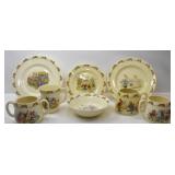 ROYAL DOULTON BUNNYKINS CUPS, PLATES, & BOWLS