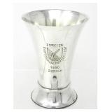 SWISS 835 SILVER ENGRAVED CUP c.1929 134g