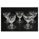 CUT GLASS SHERBET CUPS