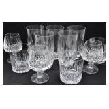 ASSORTMENT OF CRYSTAL GLASSES
