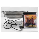 INDOOR USE ELECTRIC BBQ/GRILL AND CHICKEN ROASTER