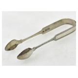 ROBERT WALLACE AMERICAN SILVERPLATE SUGAR TONGS
