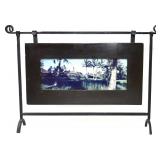 CAST IRON HANGING PHOTO FRAME