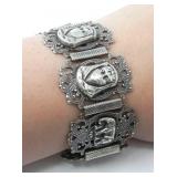SILVERTONE SOUVENIER BRACELET