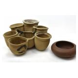 EARTHEN WARE HERB / SUCCELENT PLANTER & BOWL