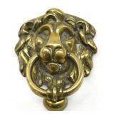 BRASS LION DOOR KNOCKER - MADE IN CANADA