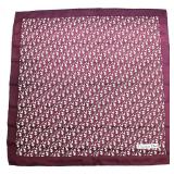 VTG CHRISTIAN DIOR TROTTER MONOGRAM SILK SCARF