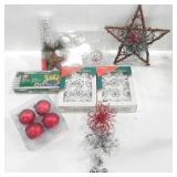ASSORTED CHRISTMAS DECORATIONS