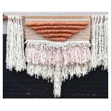 WOOL & PLANT FIBRE MACRAME ON DOWEL