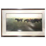 MICHAEL WORKMAN 'BROOD MARES' FRAMED PRINT