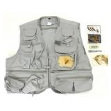 FISHING FLIES, LADIES' FISHING VEST, CLIPPERS