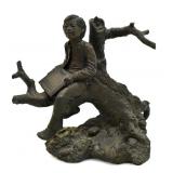 'DREAMER' SOLID BRONZE SCULPTURE  BY RON CHAPEL