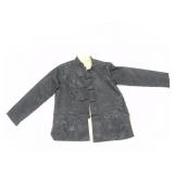 BLACK&GOLD CHINESE REVERSIBLE BROCADE TANG JACKET