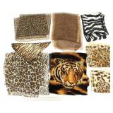 ANIMAL PRINT SQUARE & NECK SCARVES