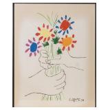 PABLO PICASSO 'BOUQUET DE LA PAIX' SERIGRAPH