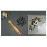 WALL HANGING WOODEN, FISH DECORATIVES