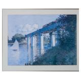 CLAUDE MONET 'RAILROAD BRIDGE, ARGENTEUIL' PRINT