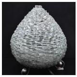 GLASS TILE TEARDROP SHAPED LAMP