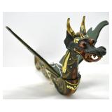 HAND CARVED INDONESIAN FOLK ART DRAGON