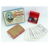 c.1890s CARD GAMES & 80's TWIN JAX SET