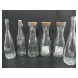 IKEA ASSORTED GLASS BOTTLES