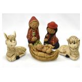 ARTESANIAS COPAY PERU NATIVITY SET