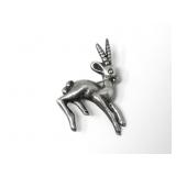 SILVER GAZELLE BROOCH 8.66g