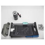 PAPER TRIMMER, HOLE PUNCHES, PENCIL SHARPENER