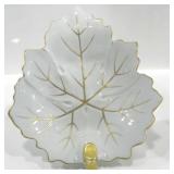 LIMOGES LEAF PORCELAINE DISH
