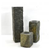 STONE TEA LIGHT HOLDERS