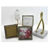 DECORATIVE WISHBONE, QUARTZ & FRAMES