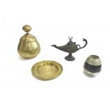 BRASS WEST ASIAN / MIDDLE EASTERN DECOR ITEMS