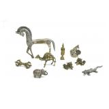 COLLECTION OF METAL MULTI-CULTURAL FIGURINES