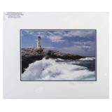 MAURICE R. CROSBY 'PEGGY'S COVE PHOTOGRAPHIC PRINT