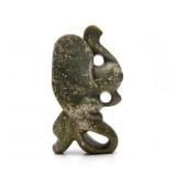 CHINESE NEOLITHIC STYLE SERPENTINE CICADA CARVING