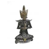 BUDDHA STATUE MADE OF BRONZE COINS
