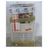 3 TAYMOR WHITE COATED METAL WIRE LINEN SHELF KITS