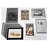 'GREAT PRINTS AND PRINTMAKERS' BOOK WITH 16 PRINTS